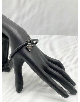 (RAYA PROMO) LOUIS VUITTON HANG IT BRACELET IN BLACK MONOGRAM ECLIPSE CANVAS