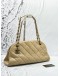 CHANEL SMALL MADEMOISELLE SHOULDER BAG IN BEIGE AGED CALFSKIN LEATHER