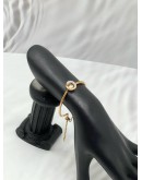 (RAYA PROMO) SWAROVSKI PENDANT CLEAR CRYSTAL BRACELET IN YELLOW GOLD PLATED