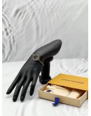 (RAYA PROMO) (LIKE NEW) LOUIS VUITTON ECLIPSE BRACELET SIZE S IN GOLD METAL -FULL SET- 