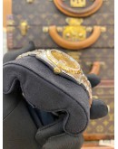 (UNUSED) 2020 TUDOR PRINCE DATE HALF 18K 750 YELLOW GOLD DIAMOND REF 74033 CHAMPAGNE DIAL 34MM AUTOMATIC WATCH -FULL SET-