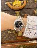 2012 BREITLING COLT OCEANE CHRONOMETER LADIES REF A77350 BLACK DIAL 32MM QUARTZ WATCH