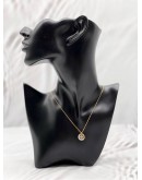 (RAYA PROMO) SWAROVSKI PENDANT CLEAR CRYSTAL NECKLACE IN YELLOW GOLD PLATED