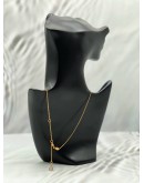 (RAYA PROMO) SWAROVSKI PENDANT CLEAR CRYSTAL NECKLACE IN YELLOW GOLD PLATED