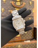 (LIKE NEW) 2020 CHARRIOL COLVMBVS CHRONOGRAPH DIAMOND REF 060T2 WHITE DIAL 35MM QUARTZ WATCH
