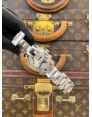 (LIKE NEW) 2020 CHARRIOL COLVMBVS CHRONOGRAPH DIAMOND REF 060T2 WHITE DIAL 35MM QUARTZ WATCH