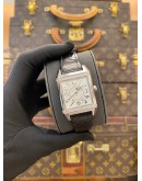 2011 JAEGER-LECOULTRE REVERSO SQUADRA LADY DUETTO DIAMOND REF Q7058420 SILVER GUILLOCHE DIAL BLACK DIAL 42MM X 28.8MM AUTOMATIC WATCH -FULL SET-