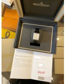 2011 JAEGER-LECOULTRE REVERSO SQUADRA LADY DUETTO DIAMOND REF Q7058420 SILVER GUILLOCHE DIAL BLACK DIAL 42MM X 28.8MM AUTOMATIC WATCH -FULL SET-