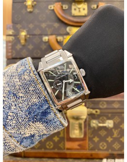 (LIKE NEW) 2019 GP GIRARD-PERREGAUX VINTAGE 1945 DATE SMALL SECONDS REF 2583 BLACK DIAL 32.5MM X 33.3MM AUTOMATIC WATCH