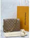 (RAYA PROMO) (LIKE NEW) MICROCHIP LOUIS VUITTON COUSSIN MM IN TAUPE MONOGRAM EMBOSSED PUFFY LAMBSKIN LEATHER -FULL SET-