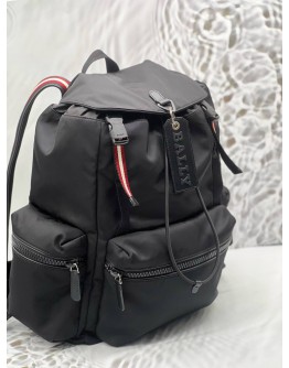 (RAYA PROMO) (LIKE NEW) BALLY CREW BACKPACK IN BLACK NYLON