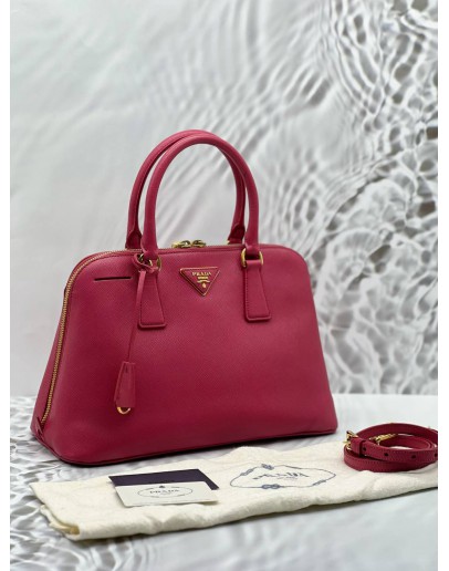 (RAYA PROMO) PRADA PROMENADE IN PINK SAFFIANO LUX LEATHER