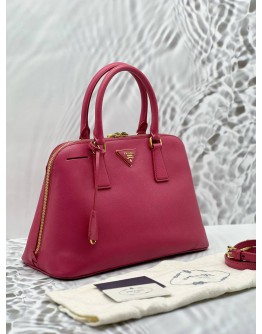 (RAYA PROMO) PRADA PROMENADE IN PINK SAFFIANO LUX LEATHER
