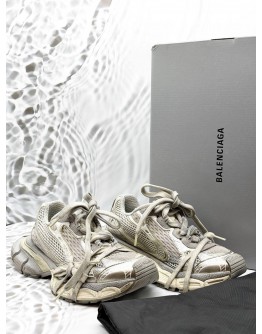 (RAYA PROMO) BALENCIAGA 3XL SNEAKERS SIZE 37 IN SILVER -FULL SET-