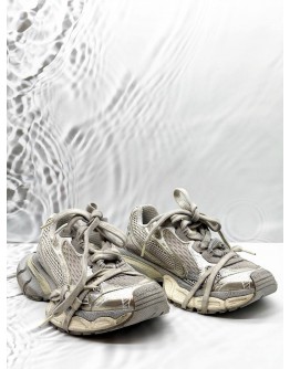 (RAYA PROMO) BALENCIAGA 3XL SNEAKERS SIZE 37 IN SILVER -FULL SET-