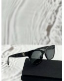 (RAYA PROMO) (LIKE NEW) CHANEL CC HEART SQUARE SUNGLASSES IN BLACK