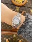 (LIKE NEW) 2011 TAG HEUER AQUARACER LADY REF WAF1414 MOTHER OF PEARL DIAL 28MM QUARTZ WATCH -FULL SET-