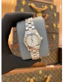 (LIKE NEW) 2011 TAG HEUER AQUARACER LADY REF WAF1414 MOTHER OF PEARL DIAL 28MM QUARTZ WATCH -FULL SET-