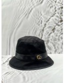 (RAYA PROMO) GUCCI BUCKET HAT SIZE L IN BLACK GG CANVAS