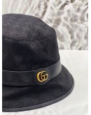(RAYA PROMO) GUCCI BUCKET HAT SIZE L IN BLACK GG CANVAS