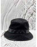 (RAYA PROMO) GUCCI BUCKET HAT SIZE L IN BLACK GG CANVAS