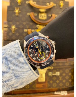 (LIKE NEW) 2023 TAG HEUER FORMULA 1 RED BULL RACING CHRONOGRAPH REF CAZ101AL BLUE DIAL 43MM QUARTZ WATCH -FULL SET-