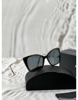 (RAYA PROMO) (LIKE NEW) PRADA POLARISED SUNGLASSES IN BLACK -FULL SET- 