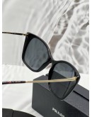 (RAYA PROMO) (LIKE NEW) PRADA POLARISED SUNGLASSES IN BLACK -FULL SET- 