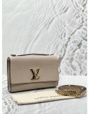 (RAYA PROMO) LOUIS VUITTON LOCKME SHORT HANDLE BAG IN BEIGE LEATHER
