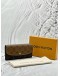 (RAYA PROMO) MICROCHIP LOUIS VUITTON EMILIE WALLET IN BROWN MONOGRAM REVERSE CANVAS -FULL SET-