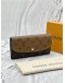 (RAYA PROMO) MICROCHIP LOUIS VUITTON EMILIE WALLET IN BROWN MONOGRAM REVERSE CANVAS -FULL SET-