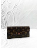 LOUIS VUITTON EMILIE WALLET IN BROWN MONOGRAM CANVAS 