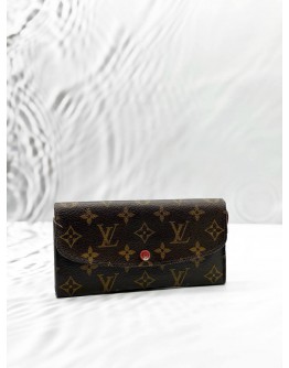 LOUIS VUITTON EMILIE WALLET IN BROWN MONOGRAM CANVAS 