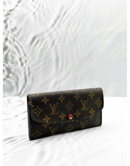 LOUIS VUITTON EMILIE WALLET IN BROWN MONOGRAM CANVAS 