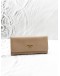 PRADA LONG FLAP WALLET IN BEIGE SAFFIANO LEATHER