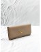 PRADA LONG FLAP WALLET IN BEIGE SAFFIANO LEATHER