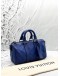 (LIKE NEW) LOUIS VUITTON KEEPALL BANDOULIERE 25 IN RACING BLUE MONOGRAM TAURILLON LEATHER -FULL SET-