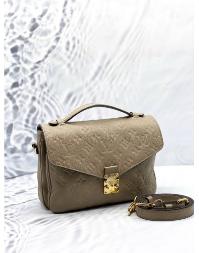 (RAYA PROMO) LOUIS VUITTON POCHETTE METIS IN BEIGE MONOGRAM EMPREINTE LEATHER