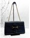 GUCCI EMILY MEDIUM SHOULDER BAG IN BLACK GG GUCCISSIMA LEATHER 