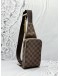 (LIKE NEW) LOUIS VUITTON GERONIMOS CROSSBODY BAG IN BROWN DAMIER EBENE CANVAS