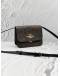 COACH BRYNN CROSSBODY BAG IN BROWN CC SIGNATURE CANVAS WITH BLACK LEATHER 