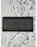 (RAYA PROMO) TOD’S T TIMELESS LONG FLAP WALLET IN BLACK LEATHER 