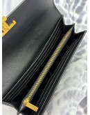 (RAYA PROMO) TOD’S T TIMELESS LONG FLAP WALLET IN BLACK LEATHER 