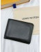 (RAYA PROMO) LOUIS VUITTON MULTIPLE WALLET IN BLACK TAIGA LEATHER -FULL SET-