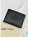 (RAYA PROMO) LOUIS VUITTON MULTIPLE WALLET IN DARK BLUE TAIGA LEATHER 