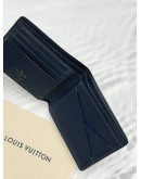 (RAYA PROMO) LOUIS VUITTON MULTIPLE WALLET IN DARK BLUE TAIGA LEATHER 