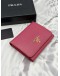 (RAYA PROMO) PRADA TRI-FOLD WALLET IN PINK SAFFIANO LEATHER 