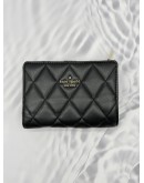 (RAYA PROMO) (LIKE NEW) KATE SPADE CAREY COMPACT WALLET IN BLACK LEATHER 