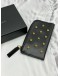 (RAYA PROMO) VERSACE MEDUSA STUDDED CARD CASE IN BLACK LEATHER -FULL SET-