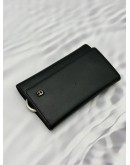 (RAYA PROMO) AIGNER 6 KEY HOLDER IN BLACK LEATHER 